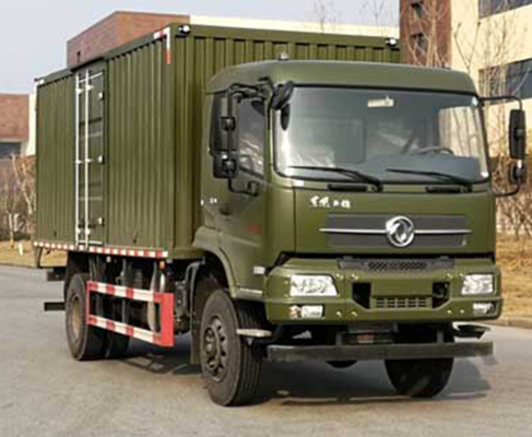ফ্ল্যাট ছাদের কেবিন অফরোড কার্গো ট্রাক 154kw ডংফেং কার্গো ট্রাক