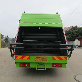 8CBM 7470kg আবর্জনা ডাম্প ট্রাক ডংফেং বর্জ্য কমপ্যাক্টর ট্রাক