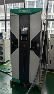 বাণিজ্যিক DC EV চার্জার ফ্লোর মাউন্ট করা 160kW IP54 দ্রুত UV স্ক্রীন সহ