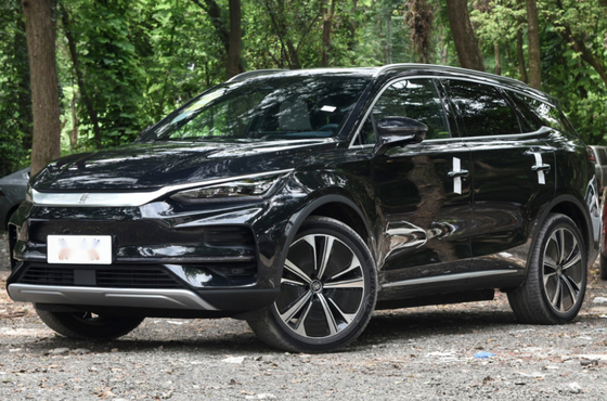 BYD TANG EV730 পিওর ইলেকট্রিক SUV লং ড্রাইভিং রেঞ্জ ইভি গাড়ি 7 আসনের হোম কার