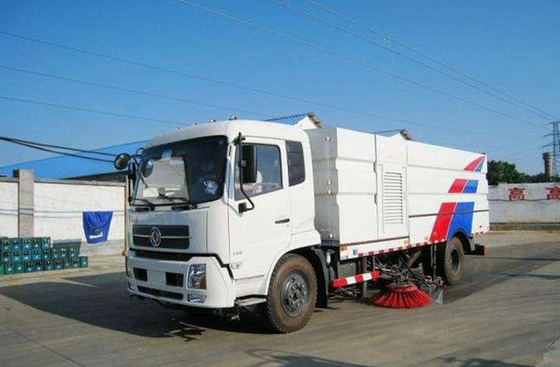 DONGFENG চ্যাসিস শুকনো স্যানিটেশন রোড সুইপার ট্রাক Eur V নির্গমন