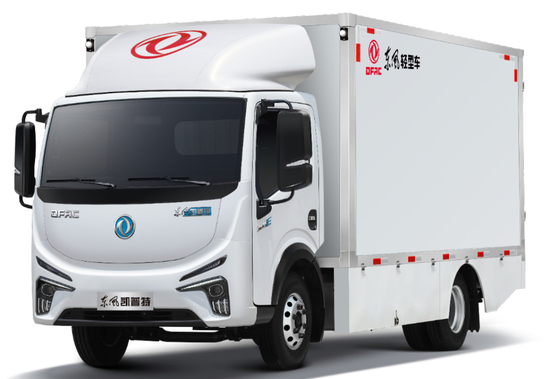 DONGFENG 6000kg GVW বৈদ্যুতিক ভ্যান ট্রাক দীর্ঘ সহনশীলতা সহ 350km