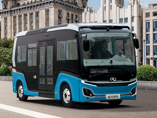 6 মিটার বৈদ্যুতিক যানবাহন বাস 90.24kwh 160-180KM সহনশীলতা পরিসীমা