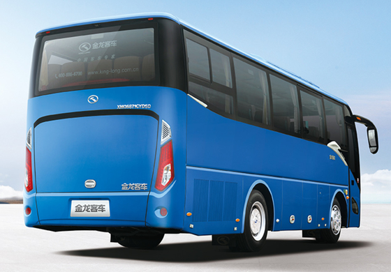 KINGLONG 9m ডিজেল সিটি বাস কোচ 40 আসনের যাত্রী লোড করা হয়েছে