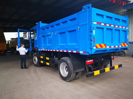 96kw 4x2 একক ক্যাব হেভি ডিউটি ​​ডাম্প ট্রাক ম্যানুয়াল ট্রান্সমিশন