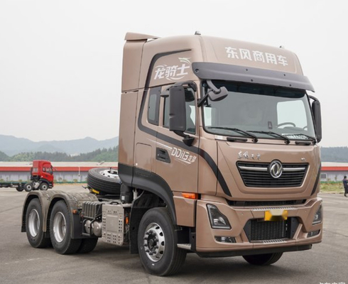 6x4 ড্রাইভিং ফর্ম হেভি ডিউটি ​​সিএনজি ট্রাক 470hp ইউরো V এমসিওনি লেভেল