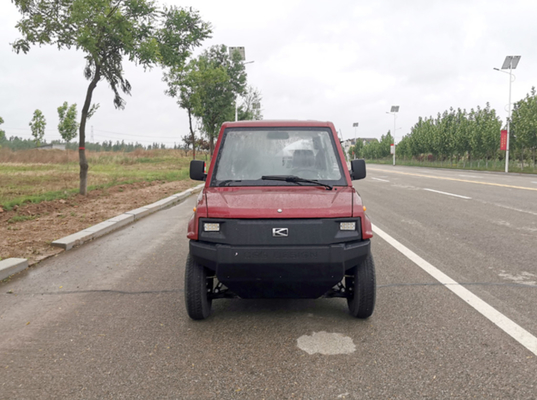 4 আসন 2 সারি কেবিন সহ 120KM ড্রাইভিং রেঞ্জ ইলেকট্রিক লাইট ট্রাক