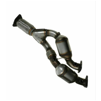 VW Touareg 3.2L Y2004-2006 এর জন্য এক্সস্ট ওয়াই পাইপ ডুয়াল ক্যাটালিটিক কনভার্টার অটো খুচরা যন্ত্রাংশ