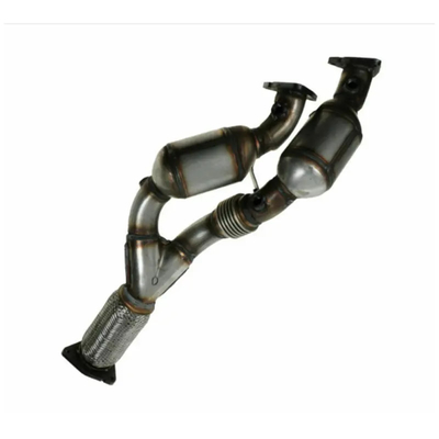 VW Touareg 3.2L Y2004-2006 এর জন্য এক্সস্ট ওয়াই পাইপ ডুয়াল ক্যাটালিটিক কনভার্টার অটো খুচরা যন্ত্রাংশ